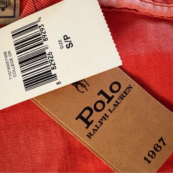 Ralph Lauren Men's Red Short Sleeve Henley - Picture 4 of 5